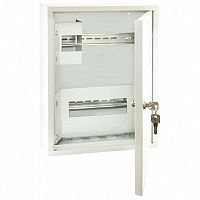 Распределительный шкаф ЩУРН, 12 мод., IP31, навесной, металл, серая дверь |  код. SQ0905-0047 |  TDM